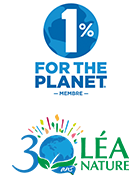Logo 1% Planet - 30 ans Léa Nature